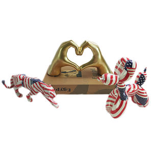 Adorno Personalizado PARA EL Hogar, Estatua de Resina Patriótica, Animal, Águila, <span class=keywords><strong>Perro</strong></span>, Bandera Americana, Decoración de Mesa del Día DE LA Independencia de Estados Unidos - Product Image 5