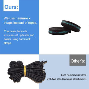 Cắm trại võng đôi & duy nhất xách tay Võng Vải bền Đồ nội thất ngoài trời hiện đại malla hamaca - Product Image 4