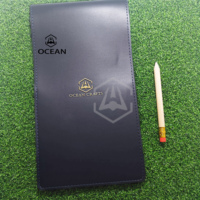 2024 mode personnalisé Mini arbitre Score carte en gros usine pas cher prix personnalisé Golf Pu Scorecard titulaire livre