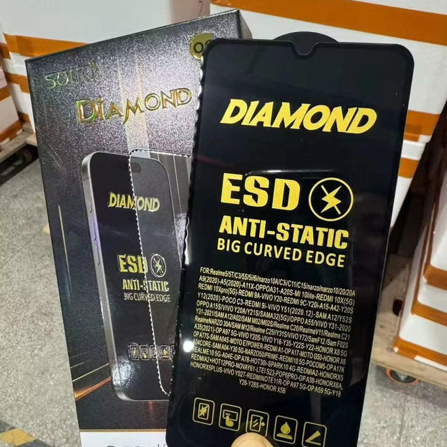 Diamond Cut Lace Tempered Glass Screen Protector for Iphone 17 16 15 14 13 12 11 Pro Max Protective Film