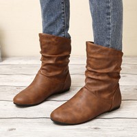 Bottes à talon épais polyvalentes style coréen grande taille pour l'été 2026, nouvelle collection best-seller, antidérapantes, pour le commerce électronique transfrontalier
