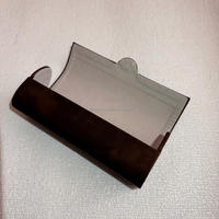 Étui à lunettes rigide en cuir PU portable et élégant avec logo personnalisé, boîte de rangement antichoc pour lunettes de soleil