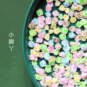 CHENXI 500G Rebanadas de Arcilla Polimérica con Forma de Dulces y Galletas Navideñas, Simulación de Chispas Comestibles, Relleno para Slime, Arte de Uñas DIY - Product Image 6