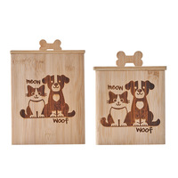 Urna Funeraria de Bambú Hecha a Mano y Personalizable para Mascotas, Caja Conmemorativa de Madera Sólida para Perros y Gatos, Suministros Funerarios para Mascotas