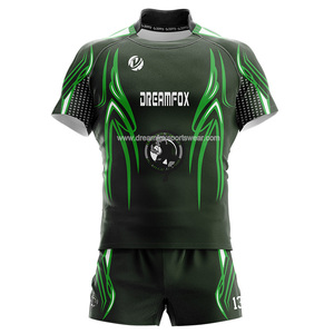 Ventes en gros de maillots de <span class=keywords><strong>rugby</strong></span> personnalisés avec logo d'équipe, nouveau design, sublimation, maillots de <span class=keywords><strong>rugby</strong></span> bleus de <span class=keywords><strong>Nouvelle</strong></span>-<span class=keywords><strong>Zélande</strong></span>, uniformes de ligue - Product Image 1