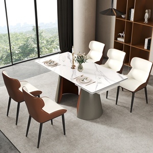 أثاث حديث لسطح المكتب قابل للسحب للمنزل ، أرجل فضة ذهبية معدنية للمطاعم للاستخدام المنزلي والمكتب - Product Image 1