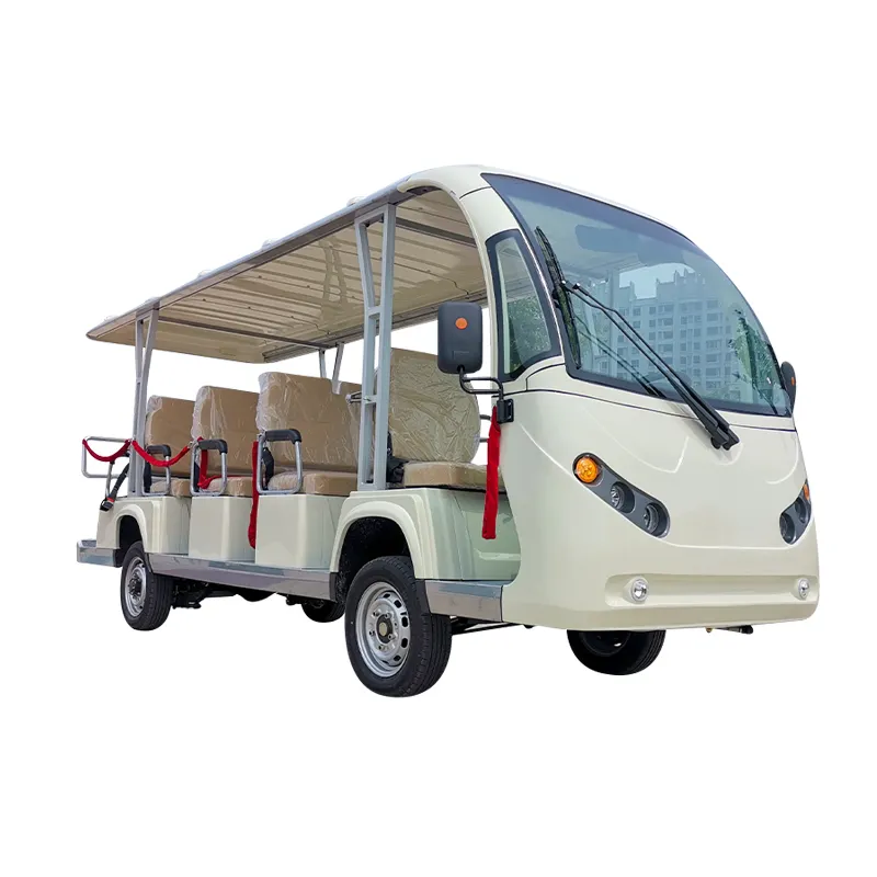 Chinese Cheap Electric Small City Tourist Bus 12m For Sale