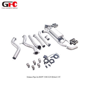 Système d'échappement sport pour BMW <span class=keywords><strong>330E</strong></span> G20 2.0T <span class=keywords><strong>Hybride</strong></span> 2022, système d'échappement en acier inoxydable 304SS avec commande de soupape - Product Image 3