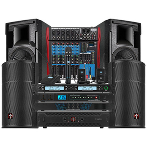 Tengmandi Power <b>Amplifier</b> T-600 Dual Channel Professional Rear <b>Amplifier</b> For <b>Speakers</b> Home Karaoke - Product Image 2