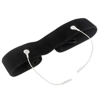 Ceinture élastique conductrice Konmed TENS EMS en fibre d'argent pour appareil de stimulation basse fréquence et ceinture de massage
