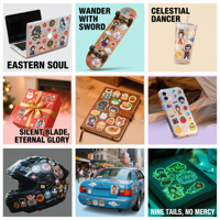 Autocollants en film PVC esthétiques découpés à la forme, imperméables et brillants, en gros, pour scrapbooking, journal, coque de téléphone, décoration, étiquettes, feuilles d'autocollants