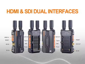 Usd382 Tàu miễn phí 304 mét 1000ft 4k SDI + HD mi Máy thu phát không dây với pin tầm xa streaming vrriis 098 Pro - Product Image 2