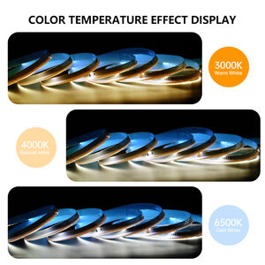 Tira de Luces LED COB de 24 V, 10 mm de Ancho, Regulable y Cortable, para Decoración del Hogar, Techo y Gabinetes - Product Image 2