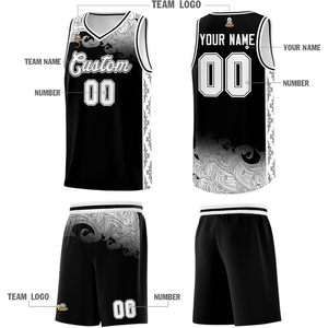 Camisetas de baloncesto para hombres jóvenes personalizadas, conjuntos de pantalones cortos de uniforme de equipo personalizados con estampado de nombre y número - Product Image 1