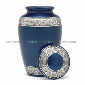 Urnas de cremación decorativas de latón para cenizas de adultos, urnas hechas a mano para hombres y mujeres, urnas decorativas, urnas funerarias - Product Image 1