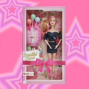 KSF çocuk rol yapma prenses bebek 11-Inch 9-Joint ABS plastik balon kız oyuncak seti Unisex yaş 5 + için taklit - Product Image 6