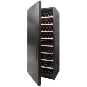 Enfriador de vino de puerta de cristal respetuoso con el medio ambiente compresor de 15 botellas personalizado enfriador de bodega tipo 'construido' - Product Image 1