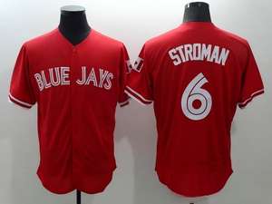 2025 Custom Toronto Alternate 2 Heren Baseball Jersey Gestikt Geborduurd Logo Ademend 100% Polyester V-hals Uniform 320g - Product Image 2