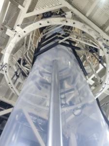 Soffiaggio a tre strati Co-estrusione LDPE HDPE Poly Film media barriera per alimenti morbidi materiali da imballaggio - Product Image 6