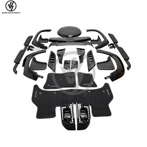 Nuevo Parachoques de Fibra de Carbono Seca con Acabado Brillante y Tejido Twill Estilo Urbano para Defender 90 110 2020-2024, Cubierta Lateral del Guardabarros Trasero - Product Image 2