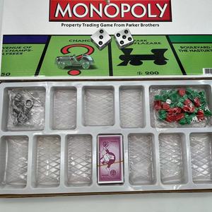 Nhà Sản Xuất Hội Đồng Quản Trị Trò Chơi Nhựa Nhỏ Nhà Và Thu Nhỏ Monopoli Board <span class=keywords><strong>Game</strong></span> <span class=keywords><strong>Set</strong></span> Cho Người Lớn - Product Image 2