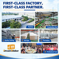 Kantor Kontainer Prefab Modern DreamMaker Desain Modular Flat Pack dengan Jendela Berinsulasi untuk Bisnis Sewa Lokasi Komersial Grosir