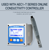 Électrode de conductivité analogique, sonde EC à 2 pôles en graphite K=1, 0~10mS/cm, boîtier ABS avec capteur de température intégré