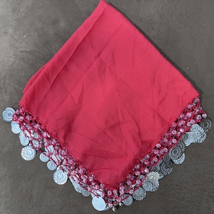 Uncinetto colorato paillettes sciarpa quadrata fazzoletto da sposa <span class=keywords><strong>Assyrian</strong></span> Yalikhta - Product Image 1