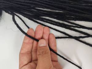 0,2 cm 30 hebras/paquete Microlocs 100% extensiones de rastas de cabello humano para hombres mujeres niños extensiones permanentes hechas a mano completas Loc - Product Image 4