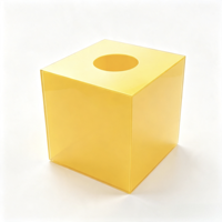 Porte-panneaux moderne en acrylique durable, porte-billets transparent, porte-vote, porte-coupons pour événements, bureau, mariage, décoration de fêtes