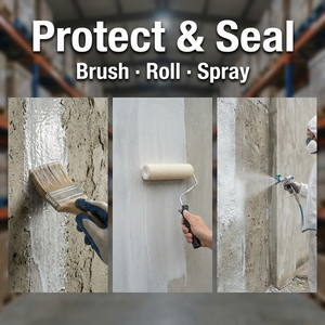 Water Based Concrete Mortar Sealing Reinforcement Protection Paint Firm Durable Coating for Building Wall Ground Base Care - Product Image 4