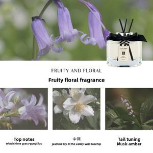 Diffuseur d'arômes d'intérieur sans flamme de grande marque pour ensembles de diffuseurs à bâtonnets, parfum végétal français en rotin, encens d'intérieur, coffret cadeau de remplacement - Product Image 2