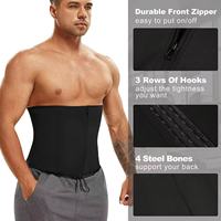Ceinture de compression professionnelle personnalisable en néoprène, respirante, pour le sport et le fitness, avec soutien abdominal et fermeture éclair