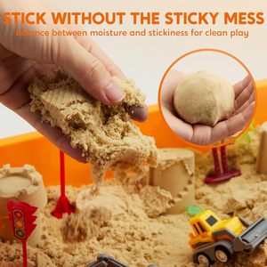 Kit de bac sensoriel pour tout-petits <span class=keywords><strong>et</strong></span> enfants <span class=keywords><strong>d</strong></span>'âge préscolaire, pierres PVC phosphorescentes, construction de château, apprentissage - Product Image 3