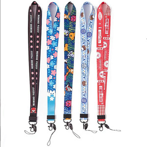 Wholesale Custom Design Polyester Neck Lanyard Personalized Heat Transfer Sublimation Lanyard Factory Direct Cheap Customizable