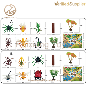 Directo de fábrica al por mayor personalizado 3D realista PVC insectos figura conjuntos Venta caliente Animal insecto acción juguetes para la colección - Product Image 3