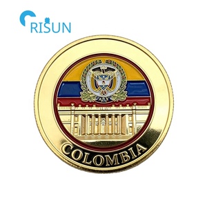 Souvenirs personnalisés avec carte du drapeau colombien, médaillon pour veteran des forces, pièces commémoratives, pièce de défi personnalisée, Colombie - Product Image 3