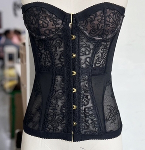 Corset amincissant sexy pour femmes, respirant, à lacets dans le dos, bustier mince - Product Image 3