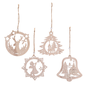 <span class=keywords><strong>Buon</strong></span> <span class=keywords><strong>natale</strong></span> auguri ciondolo legno di cervo albero di <span class=keywords><strong>natale</strong></span> appeso ornamento festa fornitura regalo - Product Image 6