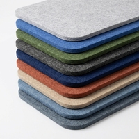 Panneaux acoustiques en fibre de polyester insonorisants 0,9 NRC, panneaux muraux en PET pour le traitement du son aux fréquences moyennes et élevées, home cinéma, KTV