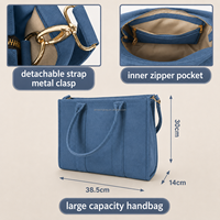 Sac fourre-tout pour femme personnalisé avec logo d'usine OEM, grande capacité, réutilisable, en toile, pour le voyage, le shopping et l'usage quotidien