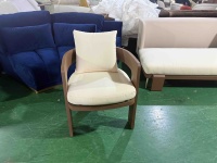 Fauteuil de salle à manger contemporain en aluminium Disen Furniture Rh Bronte, écologique, imperméable, durable, léger, confortable, pour l'extérieur