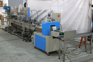 Máy đóng gói tự động dạng gối kèm khăn ăn cho bộ dao dĩa muỗng nhựa dùng một lần HUAYUAN, kèm tăm - Product Image 2