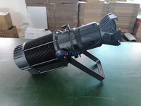 Projecteurs LED Leko 200W IP65 étanches pour extérieur, coupe manuelle, angle de lentille fixe, contrôle DMX512, CRI90, angle de faisceau 19-36°