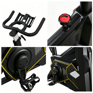 Bicicleta Ergométrica de Spinning Magnética para Uso Residencial e Comercial com Volante Blindado - Product Image 4