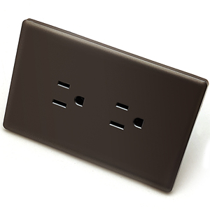Toma de Corriente de Pared Estándar Americano, Enchufe Decorativo <span class=keywords><strong>Doble</strong></span> de 3 Clavijas <span class=keywords><strong>con</strong></span> Panel de PC, Interruptores de Luz, Receptáculo de Pared <span class=keywords><strong>con</strong></span> Corriente Máxima de 16A - Product Image 2