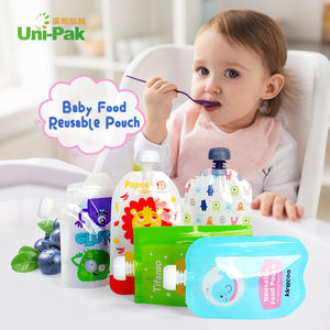 <strong>Uni</strong>-Pak 180ml Resealable Refill Squeeze Baby Food Liquid Packaging Spout Pouches Ready Ship Plastic <strong>Bags</strong> <strong>for</strong> Fruit Juice Water - Product Image 6