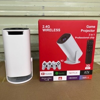 Projecteur de Jeux Hotsale P30MAX 2-en-1 Android 720P 1080P Prêt pour la 3D, Vidéoprojecteur Portable pour Cinéma Maison et Jeux