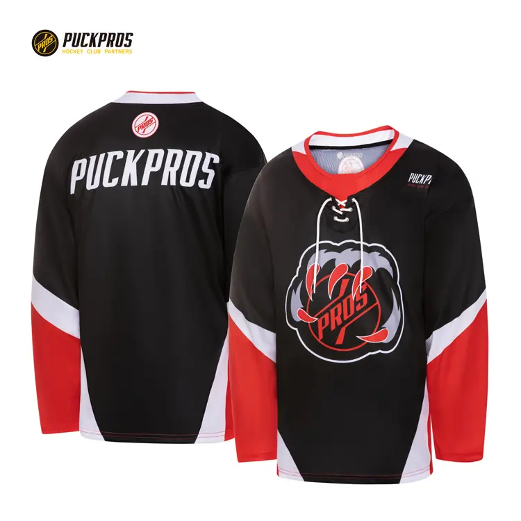 Camiseta de hockey de equipo de diseño personalizado de alta calidad unisex, ropa de hockey sobre hielo de alta calidad