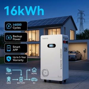 Batería de Litio VANYO 51.2V 314Ah 16kWh para Almacenamiento de Energía Solar en Villas, Powerwall de Bajo Mantenimiento - Product Image 1